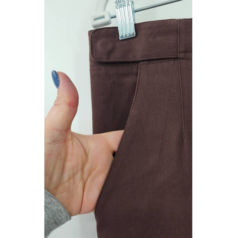Marni Cropped Trouser Pants Made In Italy Brown Womens Euro 44 - Picture 12 of 15